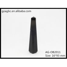 Glamorosa y vacío plástico en forma de especial Mascara tubo AG-OB2011, empaquetado cosmético de AGPM, colores/insignia de encargo